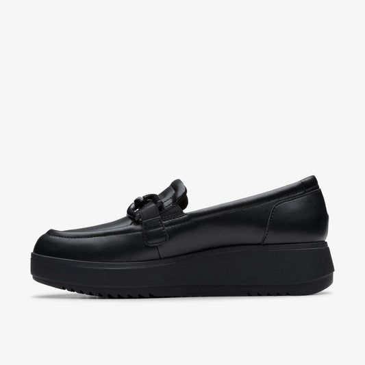 Zylah Top Black Leather | Clarks online - Women