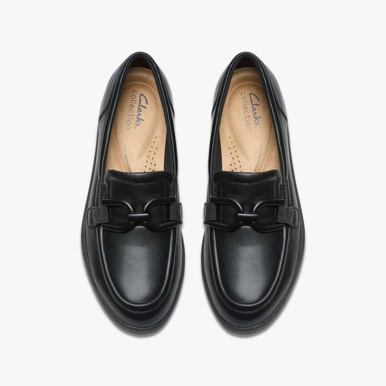 Zylah Top Black Leather | Clarks online - Women