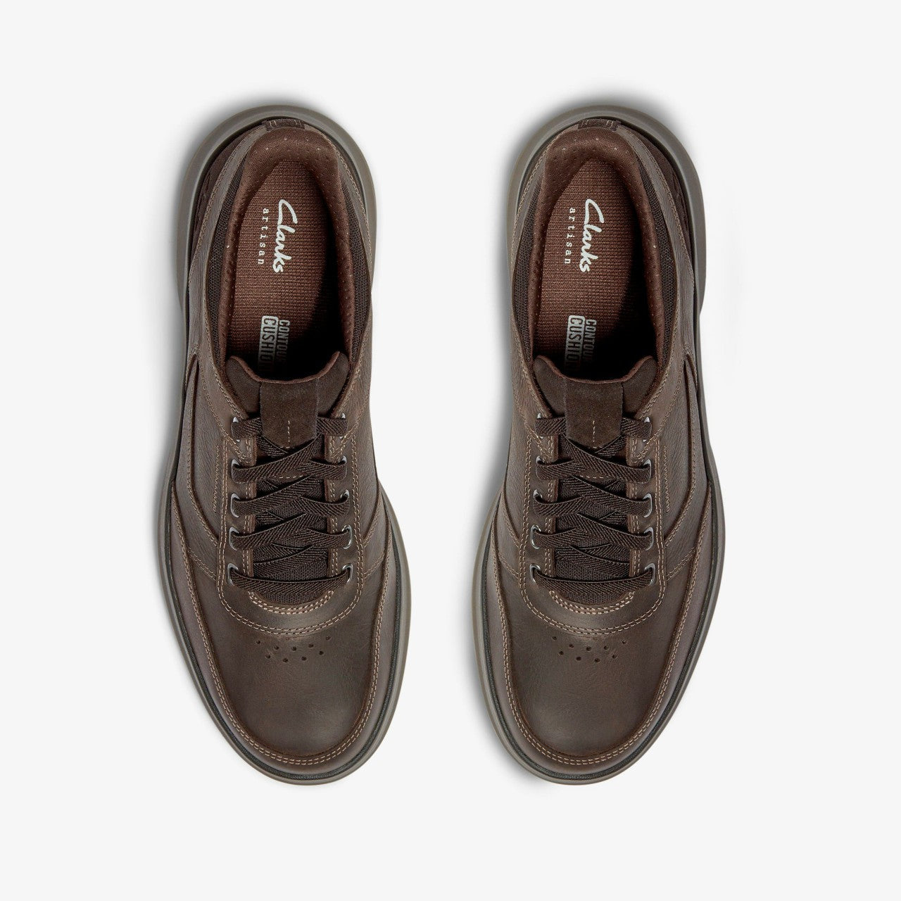Mullan Easy Dark Brown Leather | Clarks online - Men