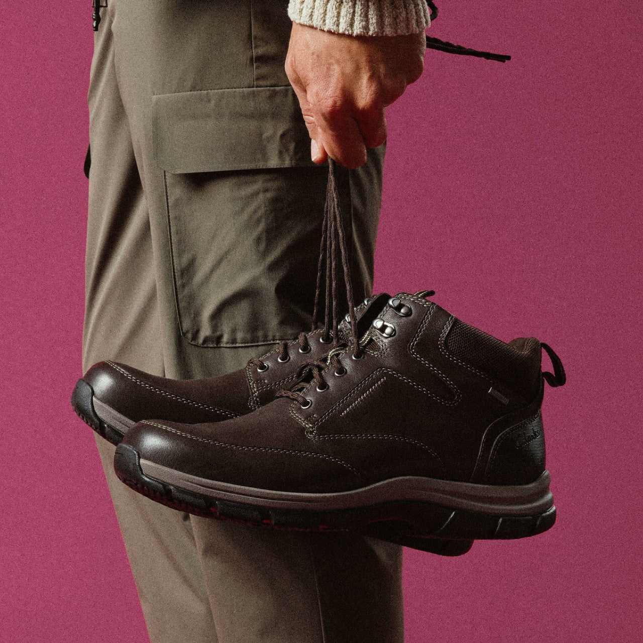 Spypath Hi GORE-TEX Dark Brown Leather | Clarks for sale - Men