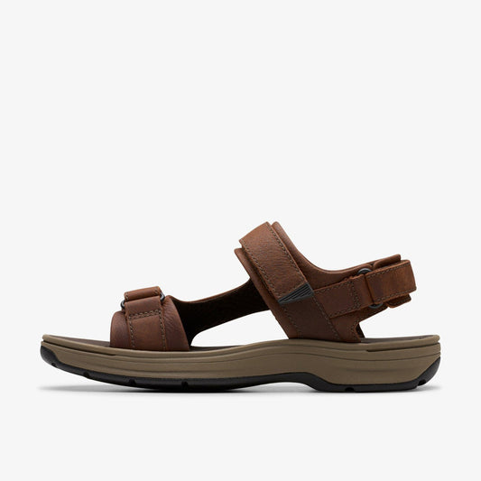 Saltway Edge Dark Brown Leather | Clarks outlet - Men