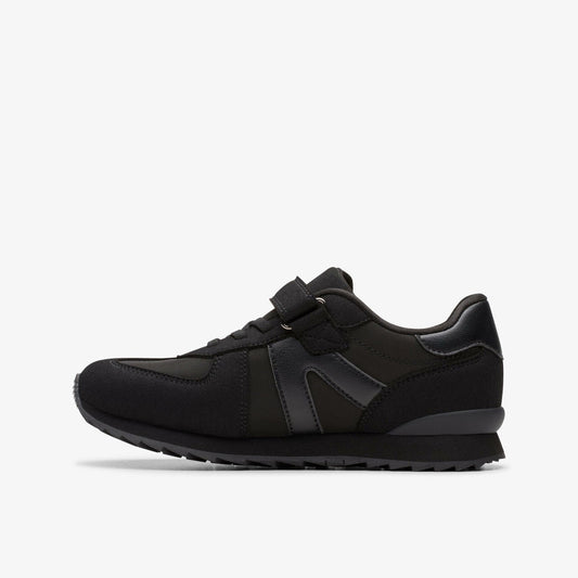 Jaspen Vibe Kid Black / Black | Clarks online - Kids