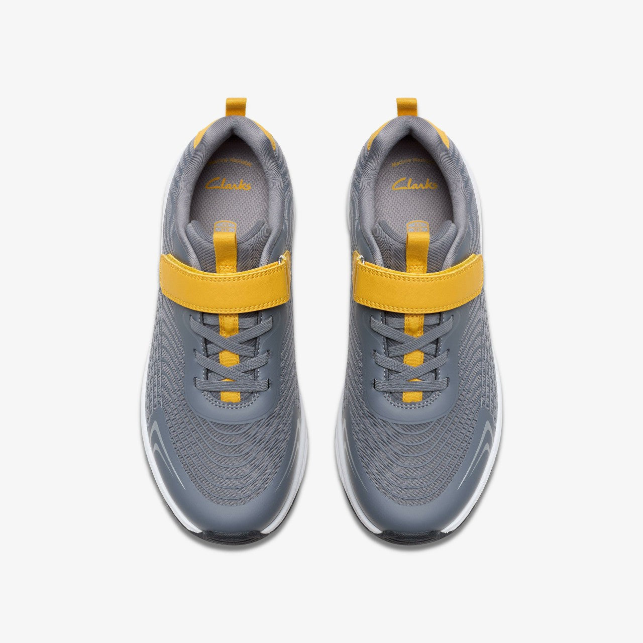 Deyes Dash Youth Grey Synthetic | Clarks for sale - Kids