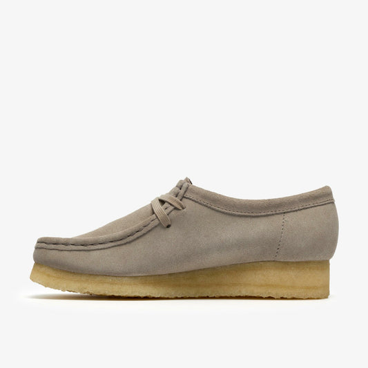 Wallabee Pale Grey Suede | Clarks online - Women