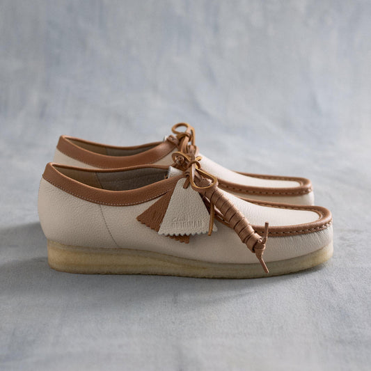 Wallabee White Combination Leather - US 6553