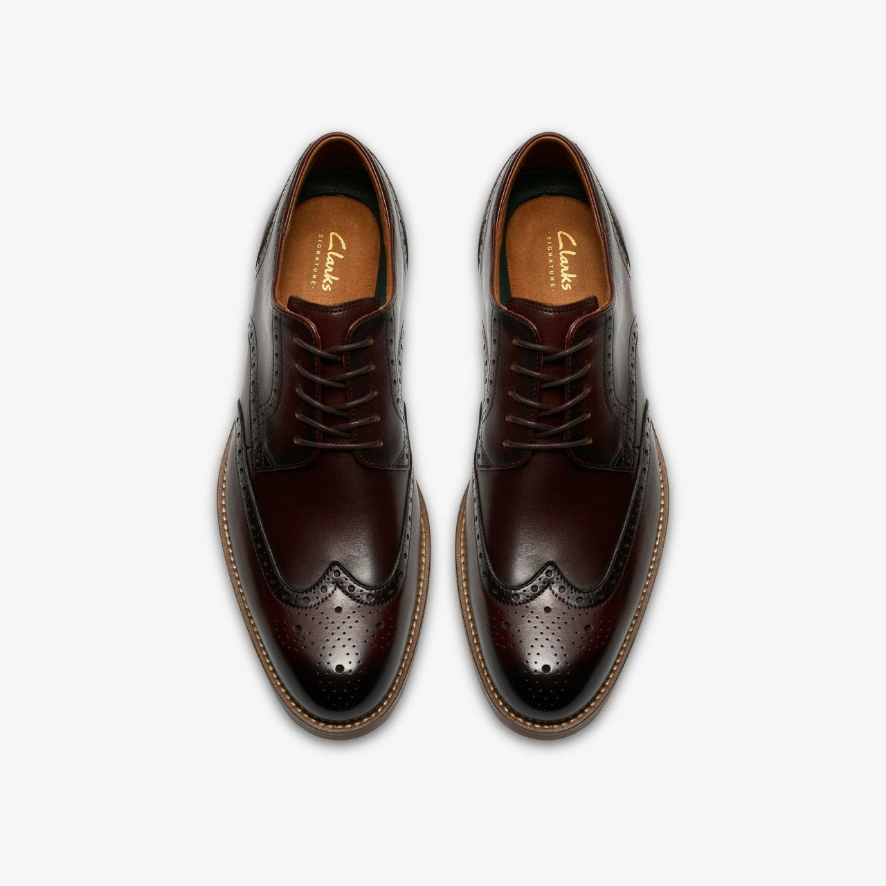 Craft Remi Tip Brown Leather | Clarks outlet - Men