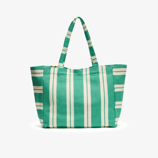 Marina Tote Bag Green Canvas - US 1263