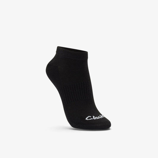 Ankle Socks 3 Pack Size 2-8 Black Black | Clarks for sale - Women