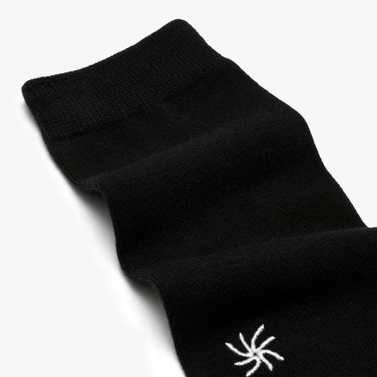 Cloudsteppers 3 Pack Crew Socks Black - US 7575