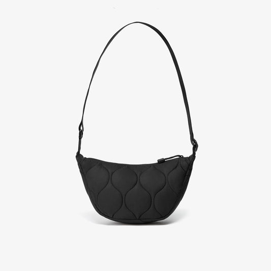 Quilted Trail 2 Strap Crossbody Bag Black - US 2787