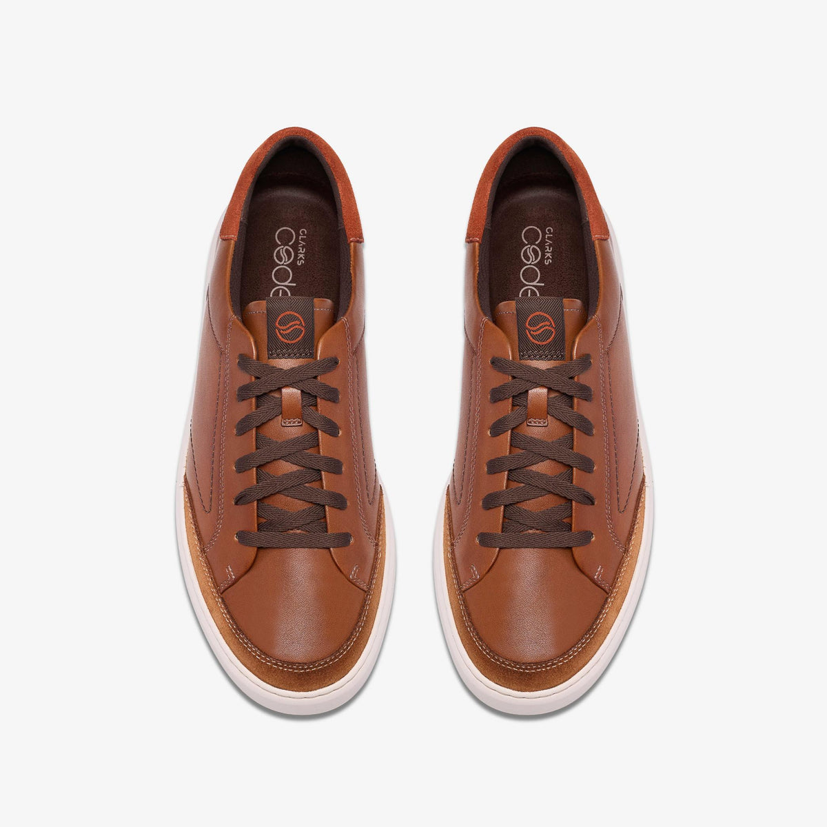 Code Tie Dark Tan Leather - US 7433