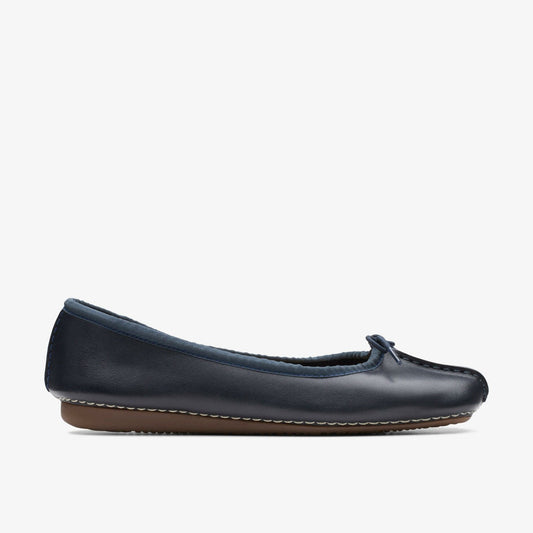 Freckle Ice Navy Leather | Clarks online - Women