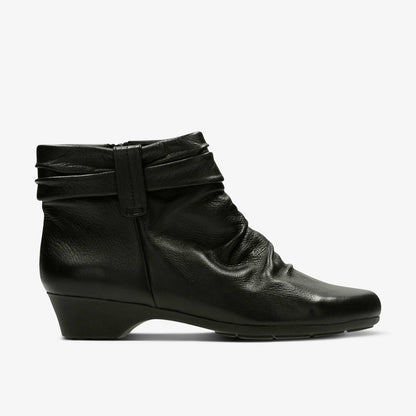 Matron Ella Ankle Boot Black Leather | Clarks outlet - Women