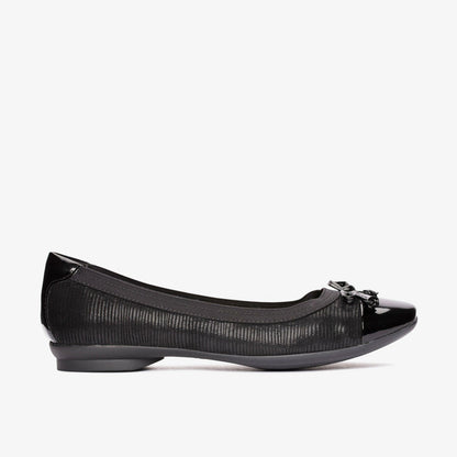 Candra Glow Black Suede | Clarks Sale - Women