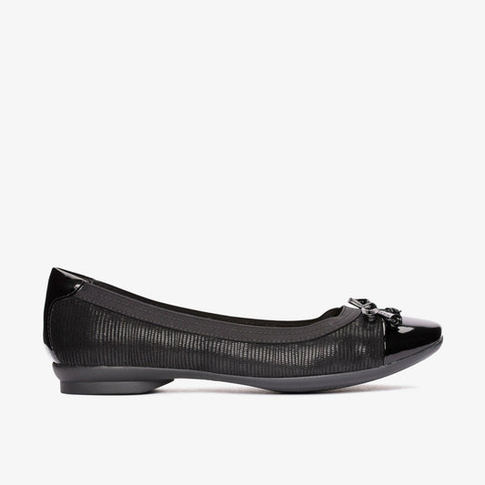 Candra Glow Black Suede | Clarks Sale - Women