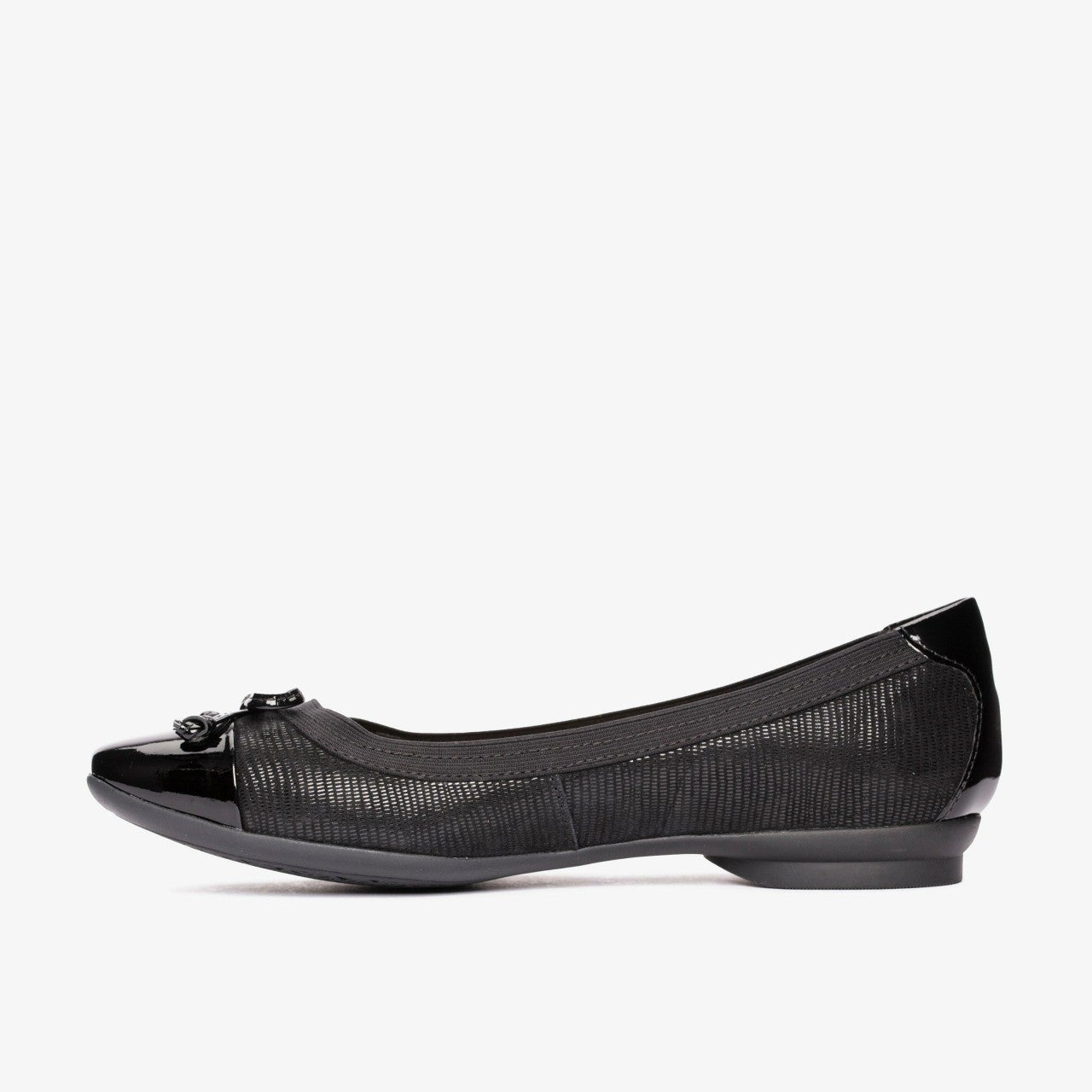 Candra Glow Black Suede | Clarks Sale - Women