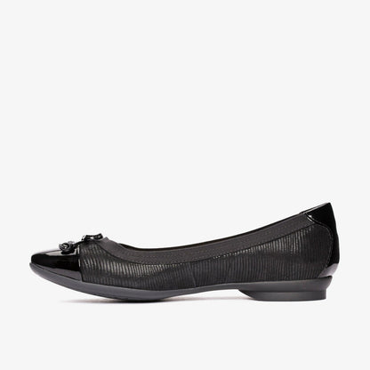 Candra Glow Black Suede | Clarks Sale - Women