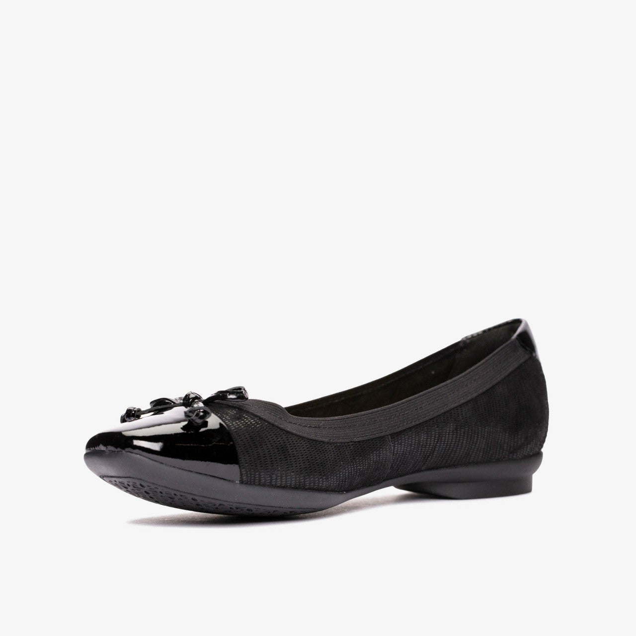 Candra Glow Black Suede | Clarks Sale - Women