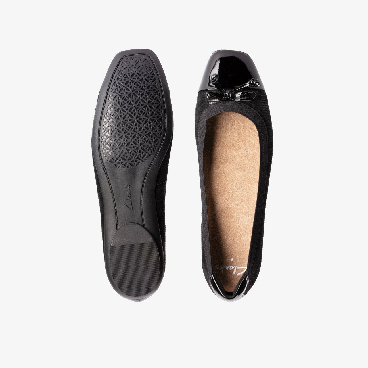 Candra Glow Black Suede | Clarks Sale - Women