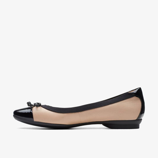 Candra Glow Praline Leather | Clarks outlet - Women