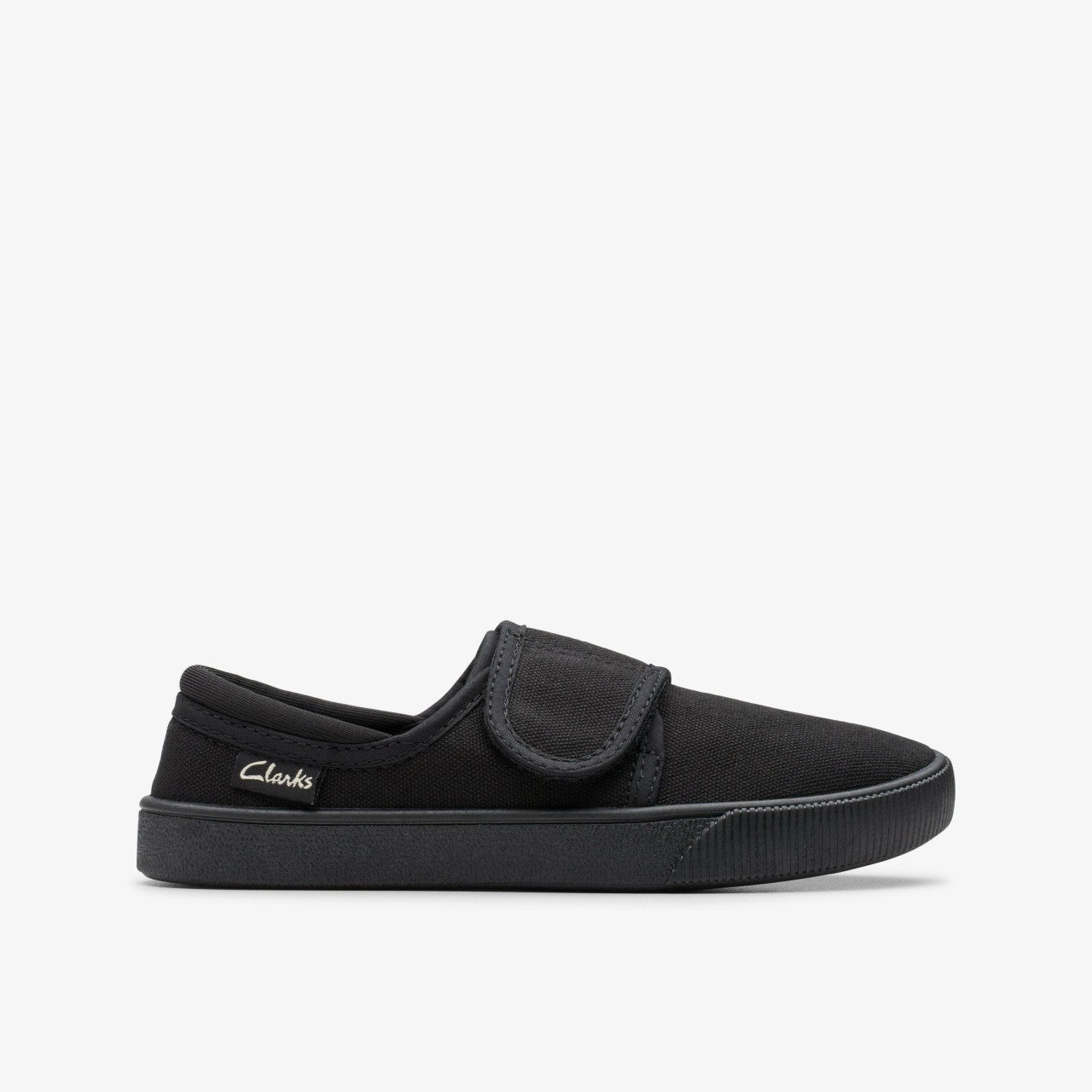 Hopper Run Black Fabric | Clarks discount - Kids