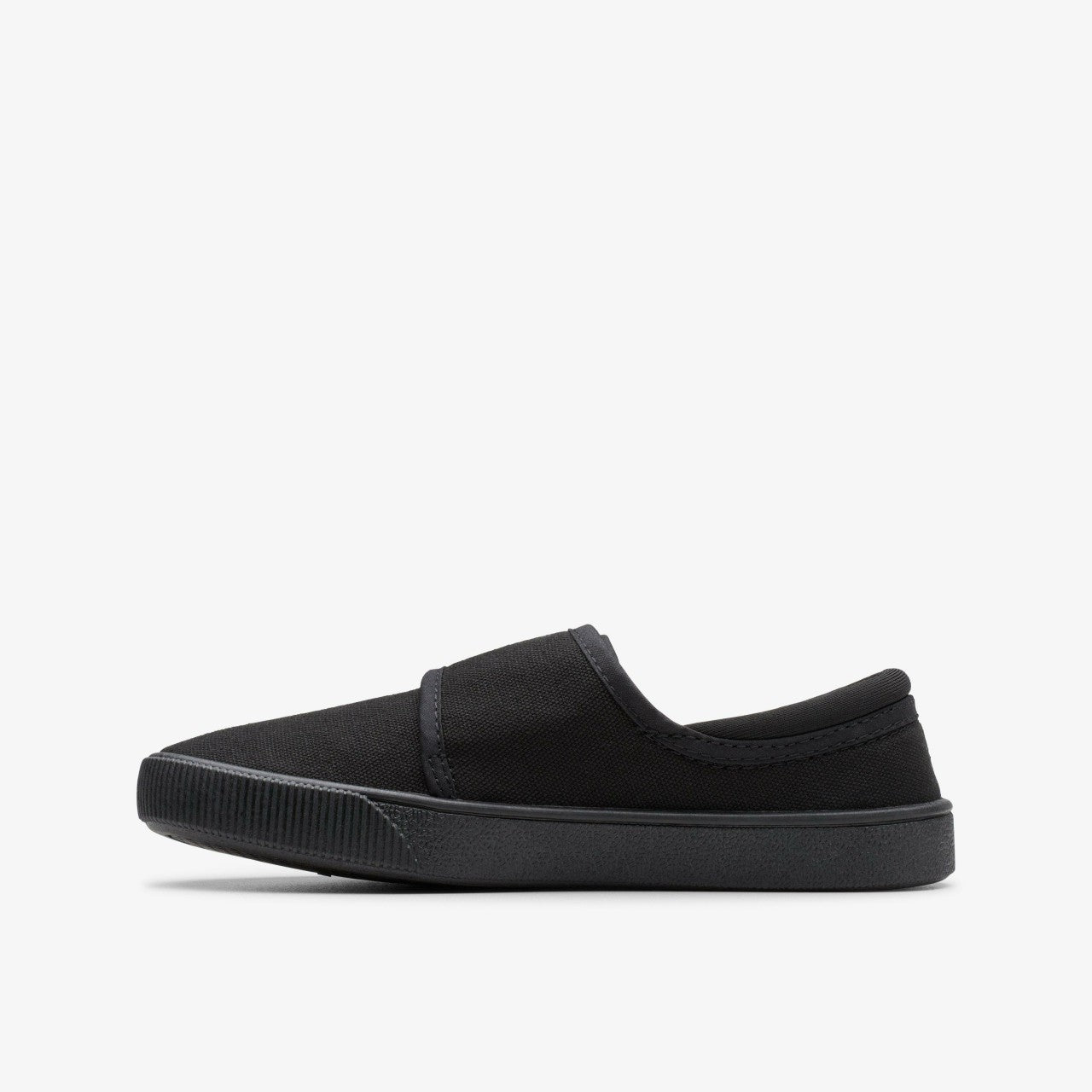 Hopper Run Black Fabric | Clarks discount - Kids