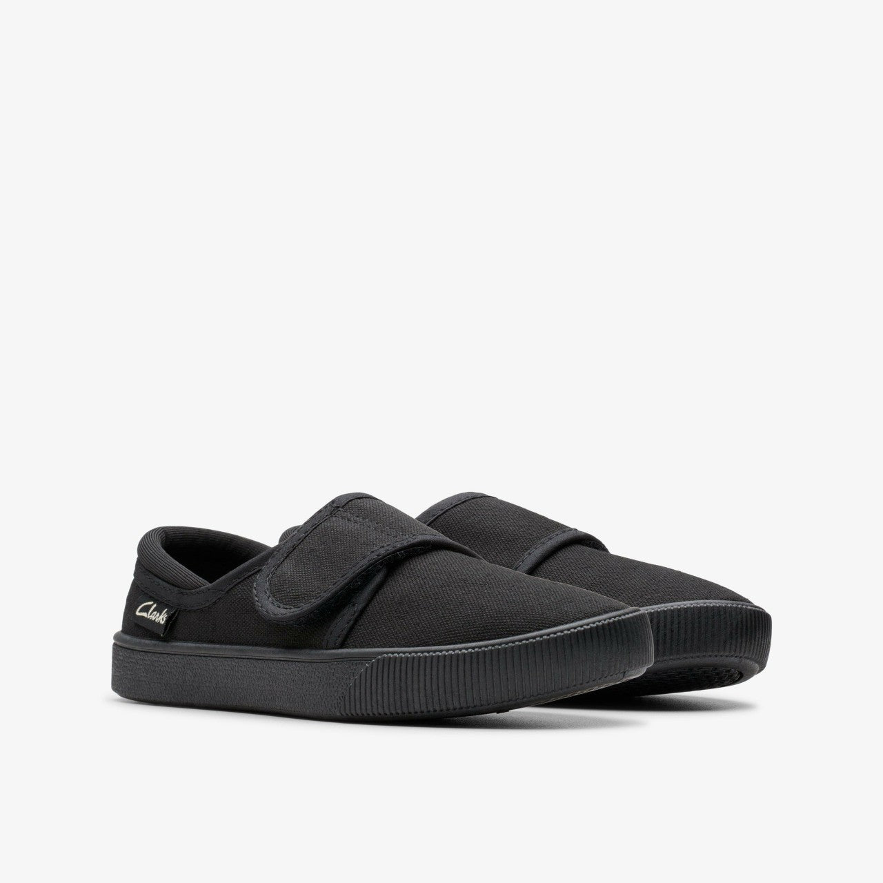 Hopper Run Black Fabric | Clarks discount - Kids