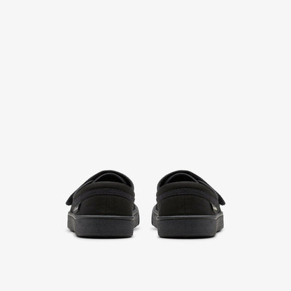Hopper Run Black Fabric | Clarks discount - Kids