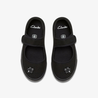 Hopper Go Black Fabric | Clarks discount - Kids