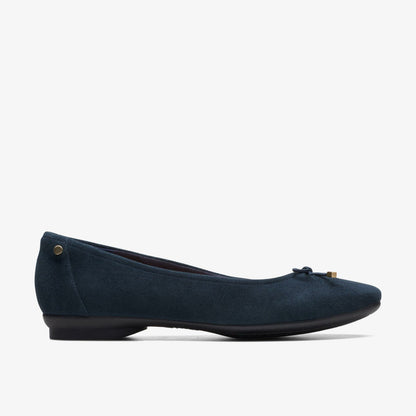 Candra Light Navy Suede | Clarks online - Women