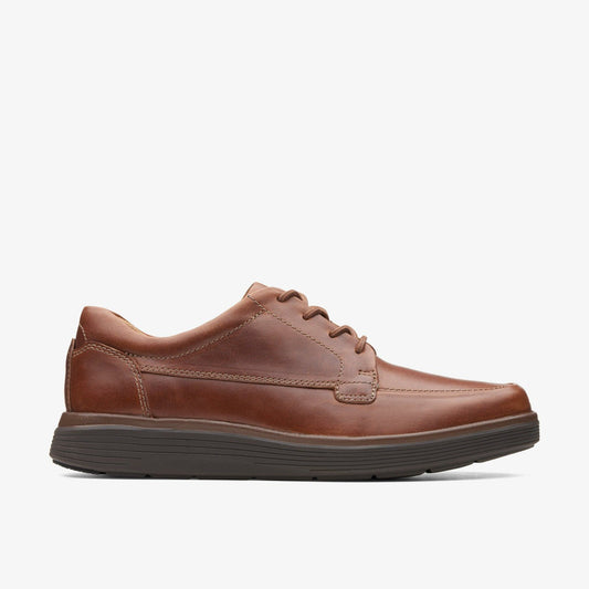 Un Abode Ease Dark Tan Leather | Clarks outlet - Men
