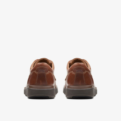 Un Abode Ease Dark Tan Leather | Clarks outlet - Men