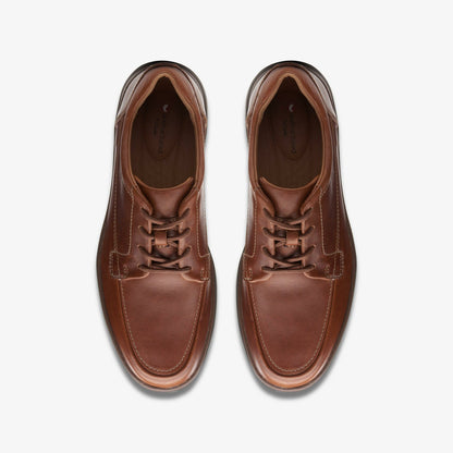 Un Abode Ease Dark Tan Leather | Clarks outlet - Men