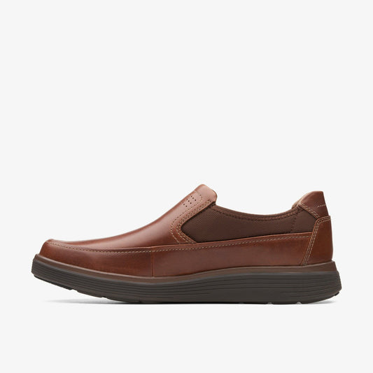 Un Abode Go Loafer Dark Tan Leather | Clarks discount - Men