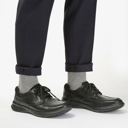 Cotrell Edge Black Smooth Leather | Clarks online - Men