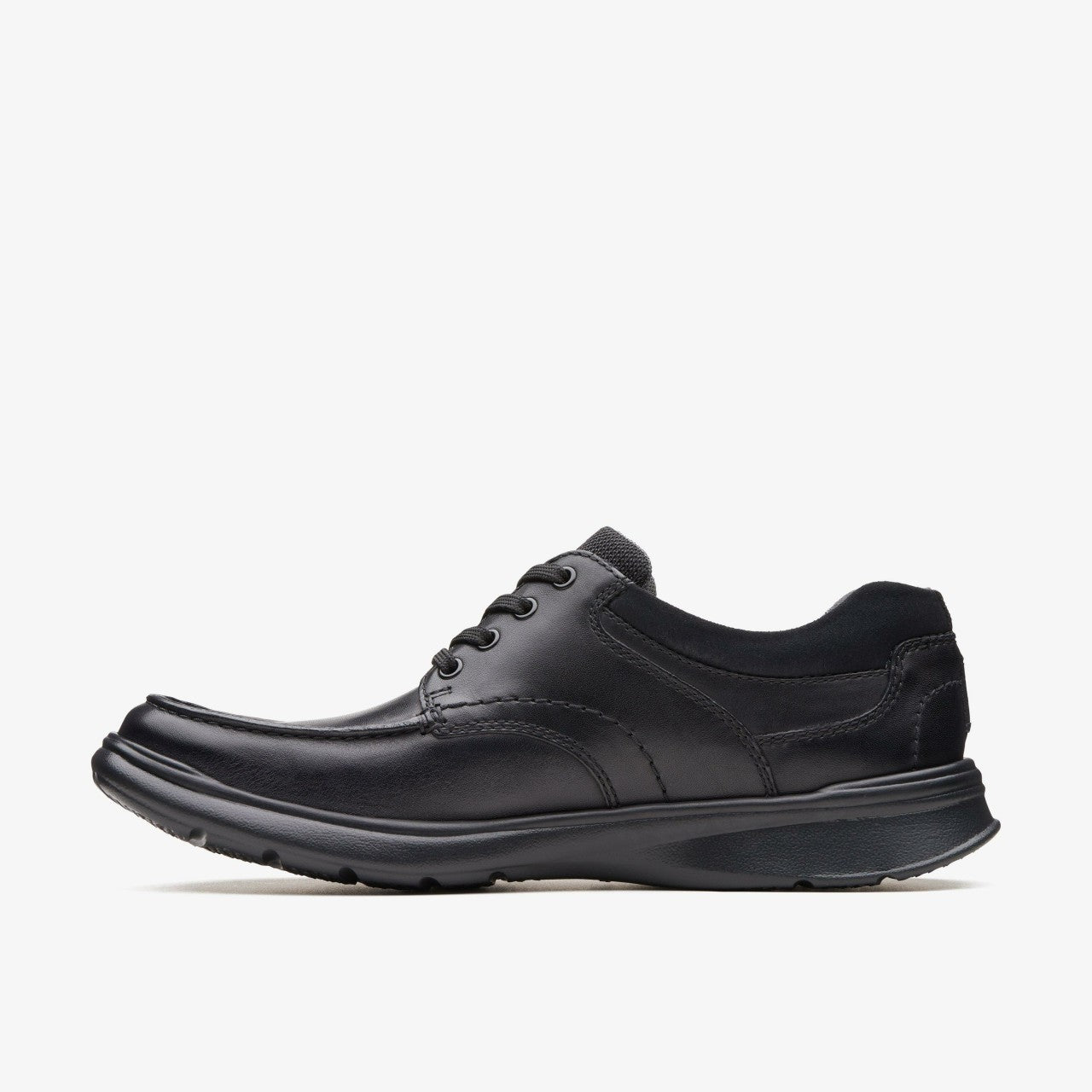 Cotrell Edge Black Smooth Leather | Clarks online - Men
