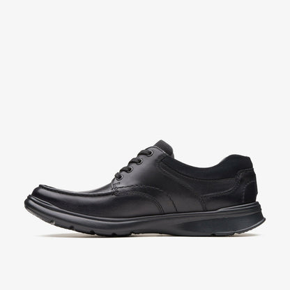 Cotrell Edge Black Smooth Leather | Clarks online - Men