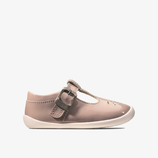 Roamer Star Toddler Pink Patent | Clarks Sale - Kids