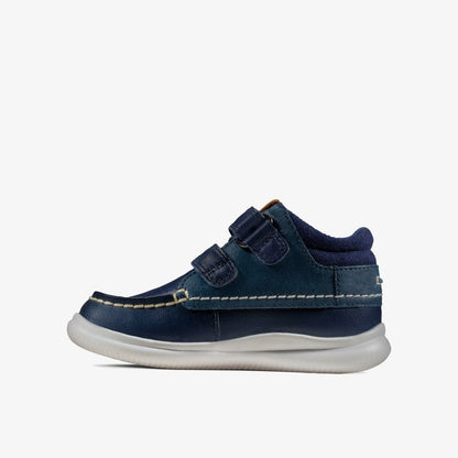 Crest Tuktu Toddler Navy Leather | Clarks on Sale - Kids