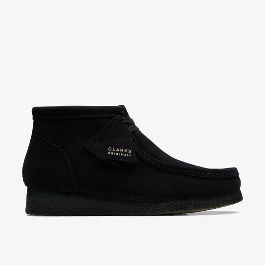 Wallabee Boot Black Suede | Clarks for sale - Men