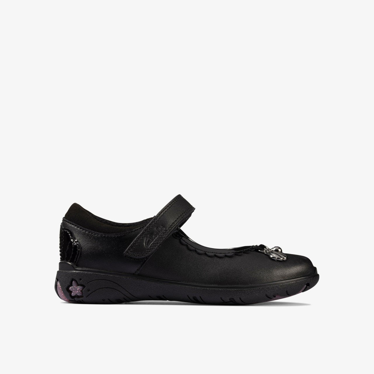 Sea Shimmer Toddler Black Leather | Clarks on Sale - Kids