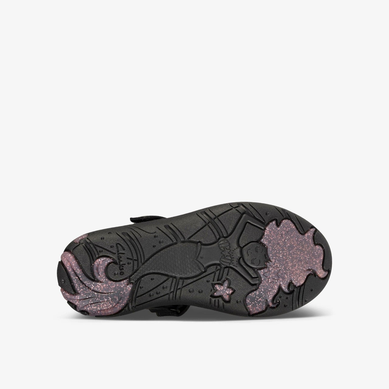 Sea Shimmer Toddler Black Leather | Clarks on Sale - Kids