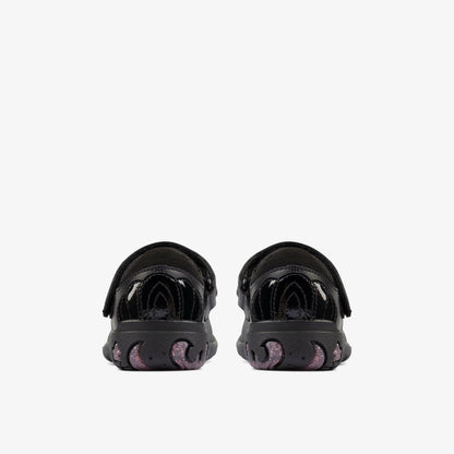 Sea Shimmer Toddler Black Leather | Clarks on Sale - Kids