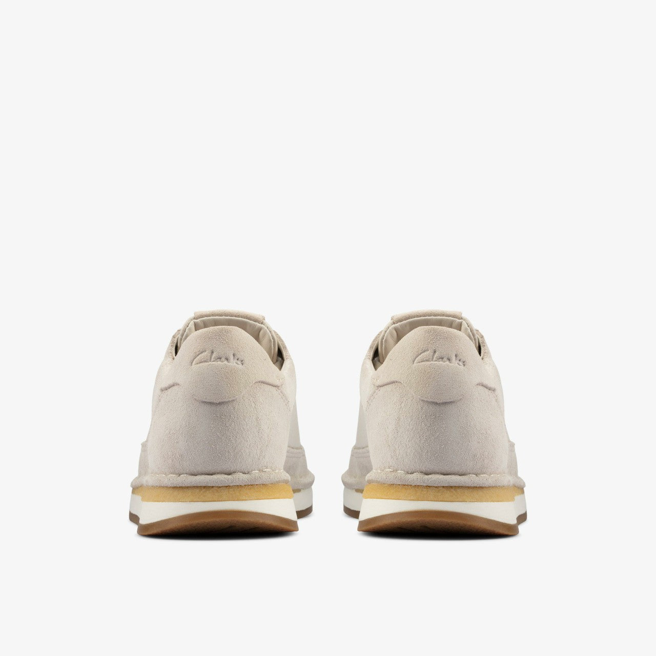 Craft Run Lace White Suede | Clarks outlet - Women