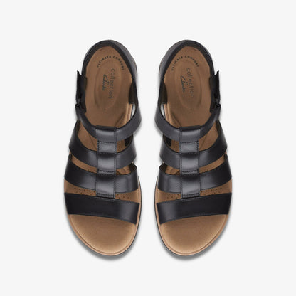 Jillian Quartz Black Leather | Clarks discount - Women