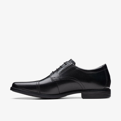 Howard Cap Black Leather | Clarks Sale - Men