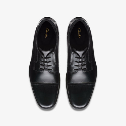 Howard Cap Black Leather | Clarks Sale - Men