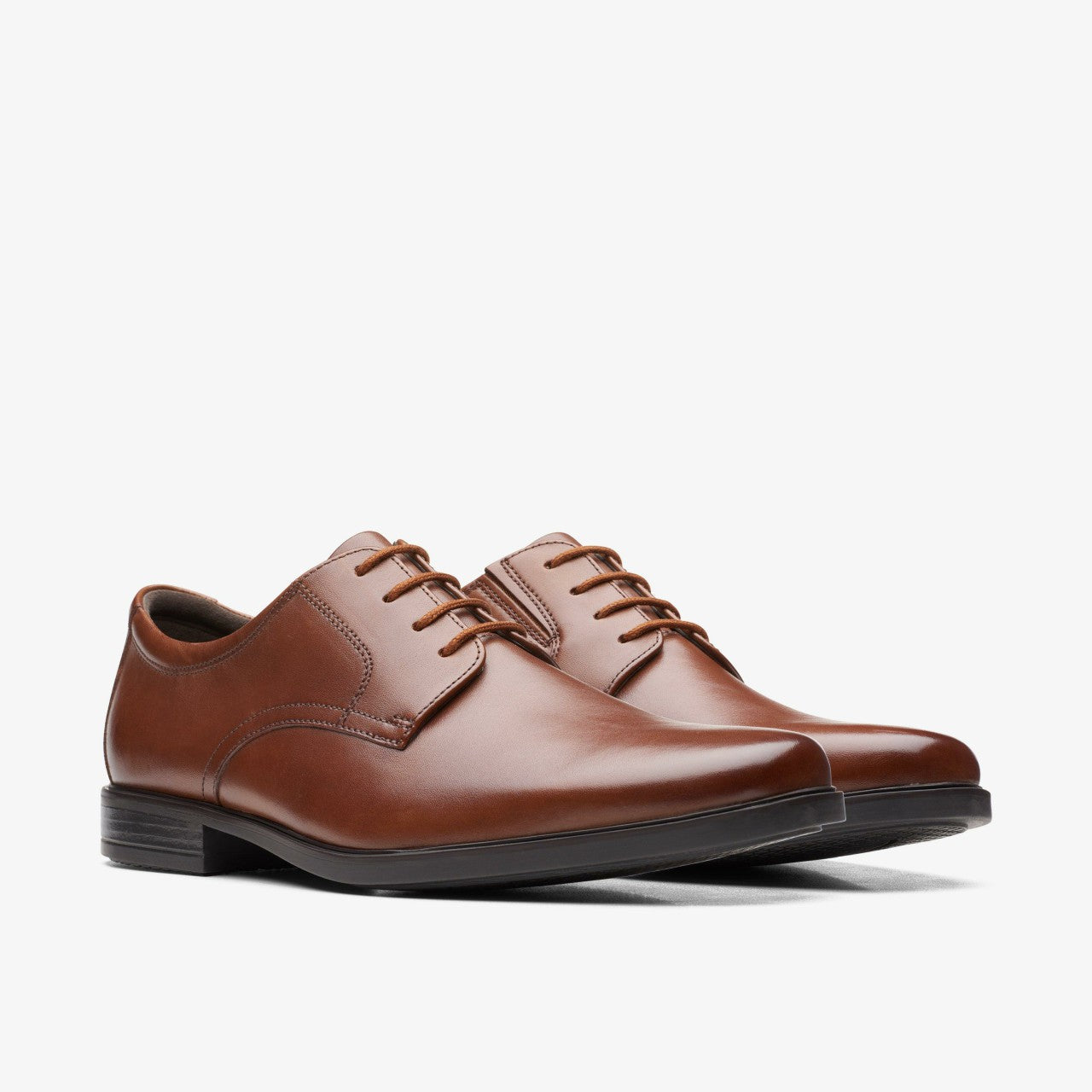 Howard Walk Dark Tan Leather | Clarks for sale - Men