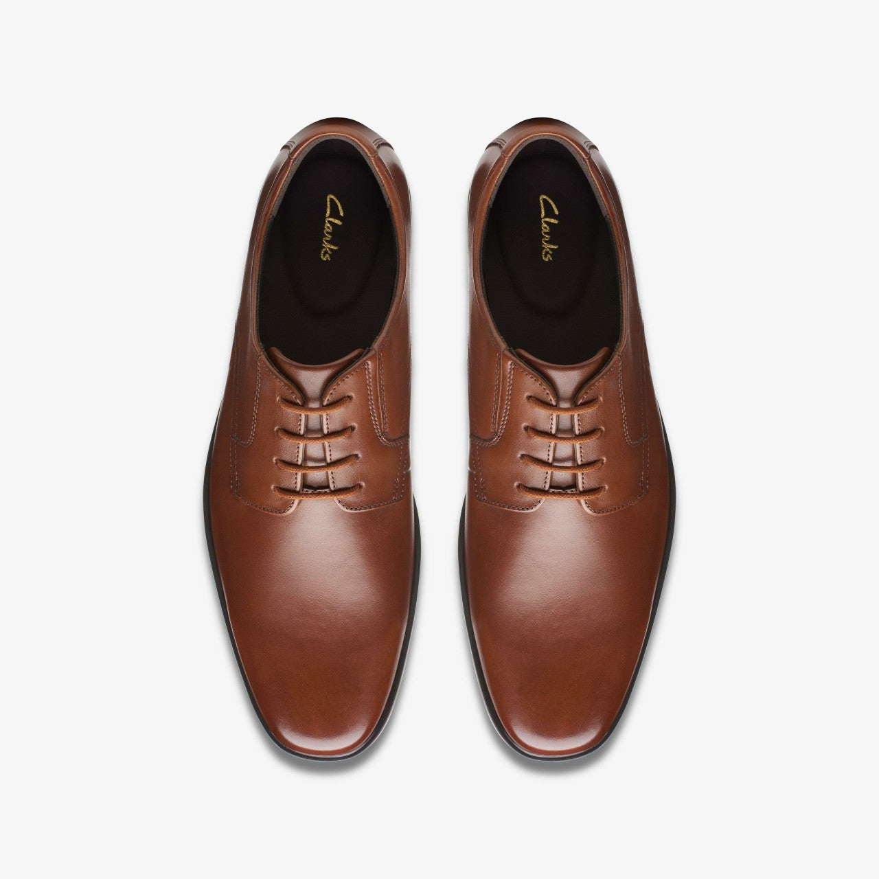 Howard Walk Dark Tan Leather | Clarks for sale - Men