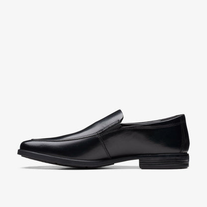 Howard Edge Loafer Black Leather | Clarks for sale - Men